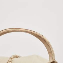 Chanel Light Beige Canvas and Leather Small Deauville Shopper Tote
