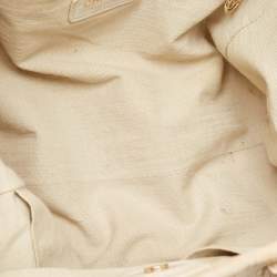 Chanel Light Beige Canvas and Leather Small Deauville Shopper Tote