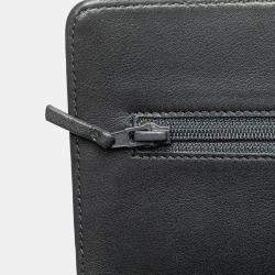 Chanel Charcoal Calfskin Reissue 2.55 Stitched Wallet on Chain