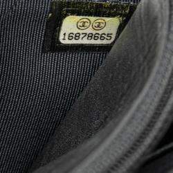 Chanel Charcoal Calfskin Reissue 2.55 Stitched Wallet on Chain