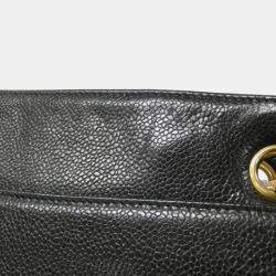 Pre Owned Chanel Black Leather CC Shoulder Bag
