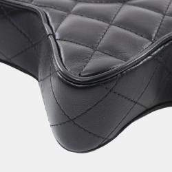 Chanel Black Quilted Lambskin Walk of Fame Star Crossbody Bag