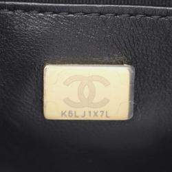 Chanel Black Quilted Lambskin Walk of Fame Star Crossbody Bag