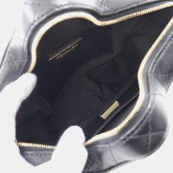 Chanel Black Quilted Lambskin Walk of Fame Star Crossbody Bag