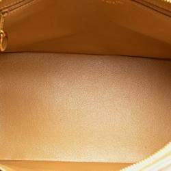 Pre Owned Chanel Beige Caviar Leather Medallion Tote Bag