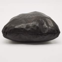 Pre Owned Chanel Black Leather Soft and Chain Hobo 