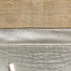 Pre Owned Chanel Beige Quilted Canvas Classic Chain Tote Bag