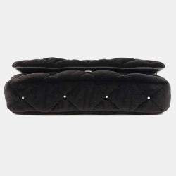 Chanel Black Velvet Chain Shoulder Bag