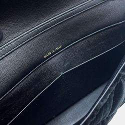 Chanel Black Velvet Chain Shoulder Bag