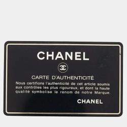 Chanel Round Vanity Handbag Beige Patent Leather