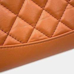  Chanel Orange Calf Leather Mini Chanel31 Mini Shopping Bag 