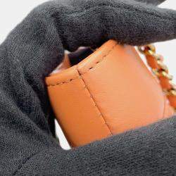  Chanel Orange Calf Leather Mini Chanel31 Mini Shopping Bag 