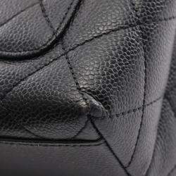Chanel Black Caviar Kelly Top Handle Bag