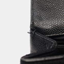 Chanel Black Caviar Kelly Top Handle Bag