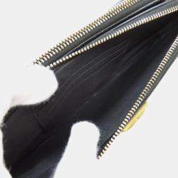 Chanel Black Caviar Leather Chain Wallet Boy Bag
