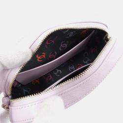 Chanel Light Pink Leather Chain Shoulder Bag