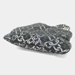 Chanel Black Canvas Shoulder Bag