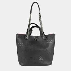 Chanel Navy Leather Shoulder Bag 