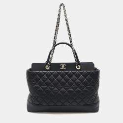 Chanel Black Leather Portobello Tote Bag