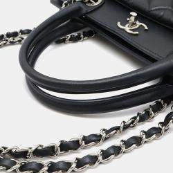 Pre Owned Chanel Black Leather Portobello Tote Bag