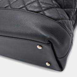 Pre Owned Chanel Black Leather Portobello Tote Bag