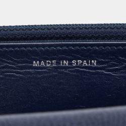 Chanel Navy Blue Caviar Leather Wallet on Chain