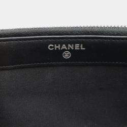 Chanel Black Caviar Leather Boy Clutch Bag 