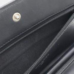 Chanel Black Leather Boy Wallet On Chain 