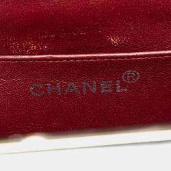 Chanel Black Quilted Lambskin Leather Box Bag