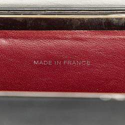 Chanel Black Quilted Lambskin Leather Box Bag