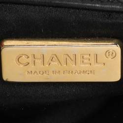 Chanel Black Quilted Patent Leather Extra Mini CC Paris-Salzburg Classic Flap Bag