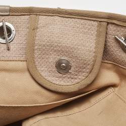 Chanel Beige Canvas Large Deauville Shopper Tote