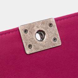 Chanel Purple Mini Velvet Boy Flap Bag