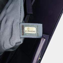 Chanel Purple Quilted Lambskin Daily Shopping Tote Bag
