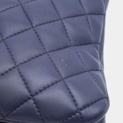Chanel Purple Quilted Lambskin Daily Shopping Tote Bag