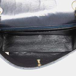 Pre Owned Chanel Black CC Quilted Lambskin Flap Bag