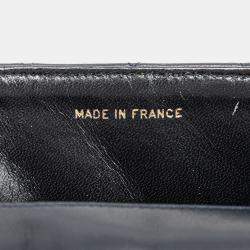 Pre Owned Chanel Black CC Quilted Lambskin Flap Bag