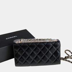 Chanel Trendy Cc Woc Black Lambskin Leather