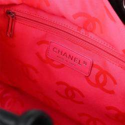 Pre Owned Chanel Black Leather Cambon Ligne Tote Bag