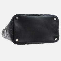 Pre Owned Chanel Black Leather Cambon Ligne Tote Bag
