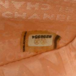 Pre Owned Chanel Pink Satin Silk Scarf Chain Shoulder Bag
