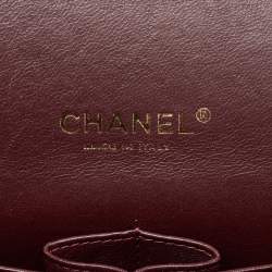 Pre Owned Chanel Black Quilted Caviar Leather Maxi Classic Double Flap Bag