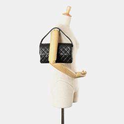 Chanel Black Quilted Lambskin Double Sided Flap Bag