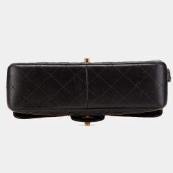 Chanel Black Quilted Lambskin Double Sided Flap Bag