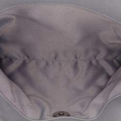 Pre Owned Chanel Grey Quilted Lambskin x3 Accordion  Bag