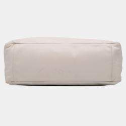 Chanel White Calfskin Rodeo Drive Hobo Bag
