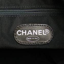 Pre Owned Chanel Black CC Caviar Tote Bag