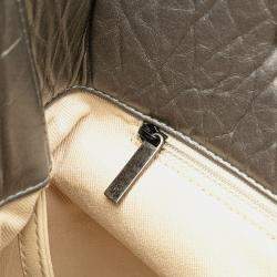 Chanel Silver Reissue 2.55 Quilted Aged Calfskin Tote Bag