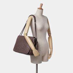 Chanel Brown Large Quilted Calfskin Istanbul Accordion Flap