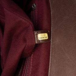Chanel Brown Large Quilted Calfskin Istanbul Accordion Flap